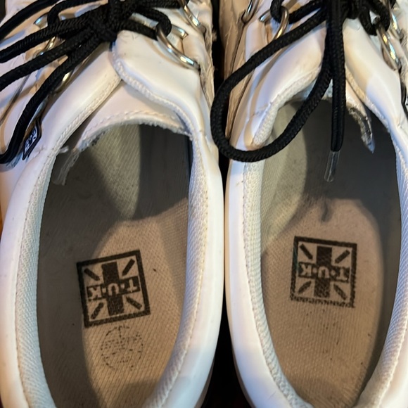 Classic T.U.K. Sneaker bottom white oxfords CREEPERS - Picture 4 of 6